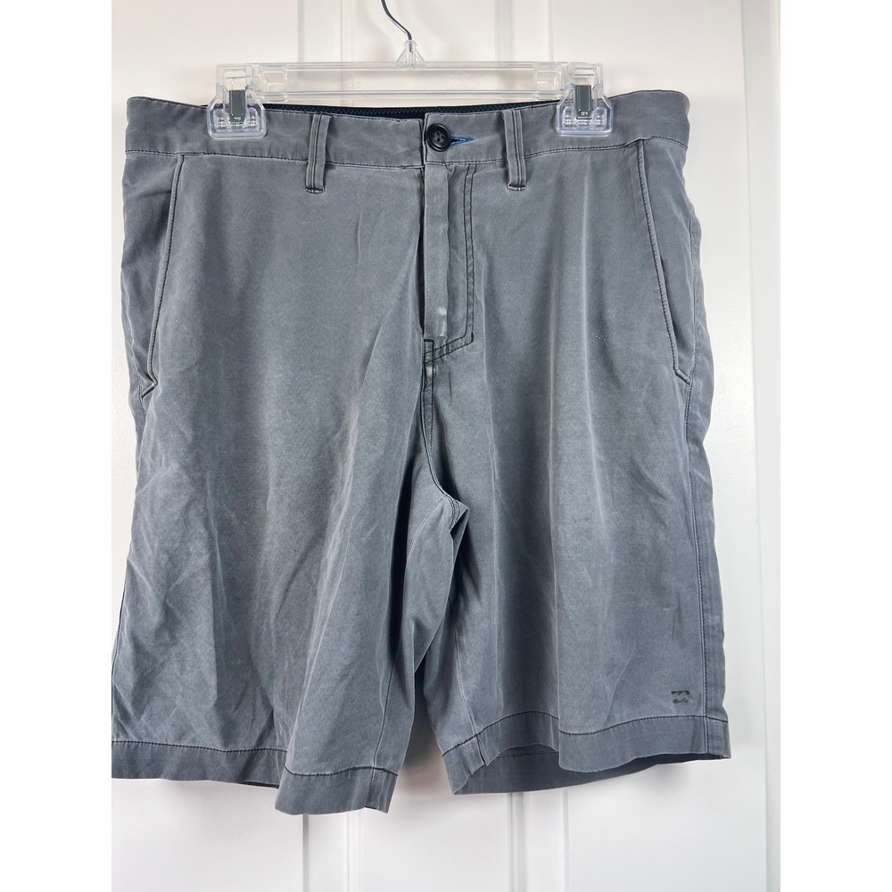 Billabong Submersibles Mens Gray Hybrid Shorts Boardshorts Walkshorts Size 34